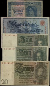 zestawy różnych banknotów, zestaw 26 banknotów różnych państw: