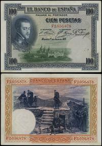 100 peset 1.07.1925, seria F2, numeracja 056878,