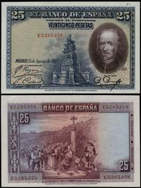 25 peset 15.08.1928, seria E3, numeracja 293978,