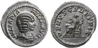 denar 216, Rzym, Aw: Popiersie cesarzowej w praw