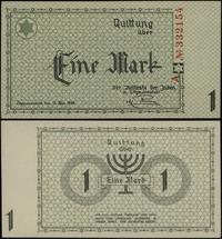 1 marka 15.05.1940, seria A, numeracja 332154, p