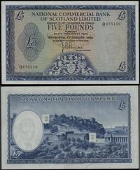 5 funtów 4.01.1968, seria Q, numeracja 473110, ś