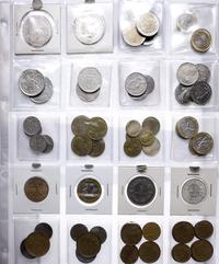 Europa - różne, zestaw monet różnych krajów m. in.: głównie Francji, Monako, Szwajcarii, W..