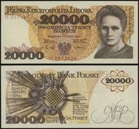 20.000 złotych 1.02.1989, seria M 0513824, piękn