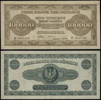 100.000 marek polskich 30.08.1923, seria B 30474