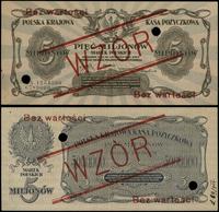 5.000.000 marek polskich 20.11.1923, obustronnie