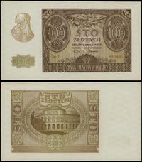 100 złotych 1.03.1940, seria E 6391635, lekko ug