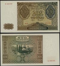 100 złotych 1.08.1941, seria D 4591723, minimaln
