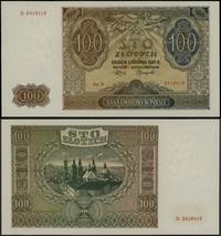 100 złotych 1.08.1941, seria D 2418419, wyśmieni
