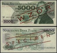 5.000 złotych 1.06.1986, seria AY 0000000, czerw