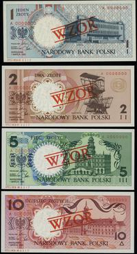 komplet wzorów banknotów z serii miasta polskie,