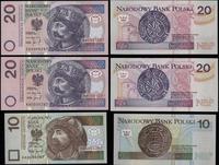 10 i 2 x 20 złotych 25.03.1994, serie AA 0005287