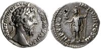 denar 175-176, Rzym, Aw: Głowa cesarza w prawo, 