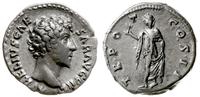 denar 146-147, Rzym, Aw: Głowa cezara w prawo i 