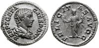 denar 199-202, Rzym, Aw: Głowa cesarza w prawo i