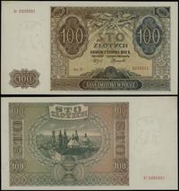 100 złotych 1.08.1941, seria D 0235521, piękne, 