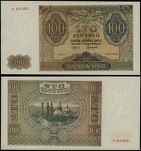100 złotych 1.08.1941, seria D 1531832, wyśmieni