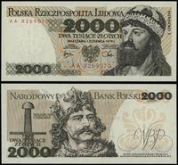2.000 złotych 1.06.1979, seria AA 8269070, począ