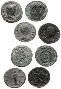Rzym Kolonialny, zestaw czterech monet z brązu: