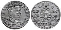 trojak 1586, Ryga, mała głowa króla, Iger R.86.2