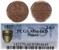 Polska, 2 grosze, 1937