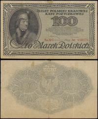 100 marek polskich 15.02.1919, seria AG 410171, 