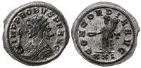 antoninian 280, Siscia, Aw: Popiersie cesarza w 
