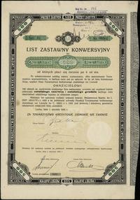 Polska, 4 % list zastawny konwersyjny na 500 złotych, 1.02.1925