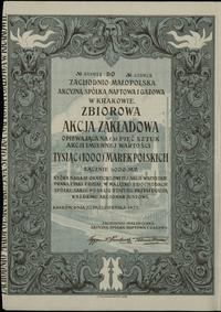 Polska, 5 akcji po 1.000 marek polskich = 5.000 złotych, 20.10.1923