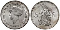 5 franków 1929, srebro próby 625, 8.03 g, KM 38