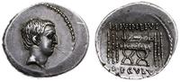 denar, Aw: Głowa L. Livineiusa Regulusa w prawo,
