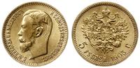 5 rubli 1903 АР, Petersburg, złoto 4.30 g, Fr. 1
