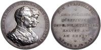 Niemcy, medal z okazji jubileuszu ślubu cesarza Wilhelma II i cesarzowej Wiktorii