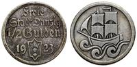1/2 guldena 1923, Utrecht, Koga, srebro, AKS 16,