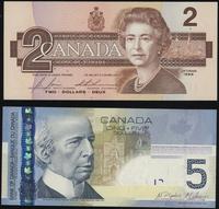Kanada, lot: 2 dolary 1986 i 5 dolarów 2006