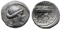 denar 46 pne, Rzym, srebro 4.14 g, Craw. 465/2a