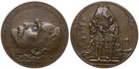 Polska, medal wybity w pierwszą rocznicę śmierci Józefa Piłsudskiego,, autorstwa S..