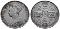 floren 1871, Londyn, srebro 11.28 g, Seaby 3893
