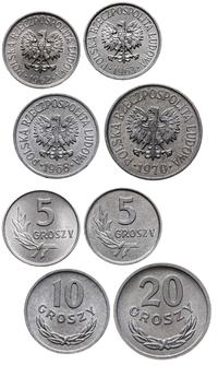 Polska, zestaw monet aluminiowych