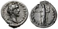 denar 140-143, Rzym, Aw: Głowa cesarza w prawo, 