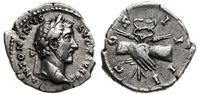 denar 145-161, Rzym, Aw: Głowa cesarza w prawo, 