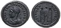 follis 325-326, Heraclea, Aw: Popiersie cesarza 