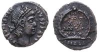 follis 342-348, Aleksandria, Aw: Głowa cesarza w