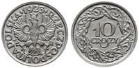 10 groszy 1923, Warszawa, nikiel, wyśmienity sta