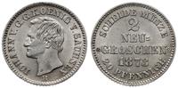 2 nowe grosze (Neugroschen) 1873 B, Drezno, pięk