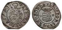 denar 1693 K-B, Kremnica, patyna, piękny egzempl