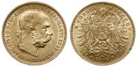 10 koron 1905, Wiedeń, złoto 3.39 g, piękne, Fr.