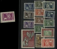 znaczki skarbowe różnych nominałów, 14 sztuk zna