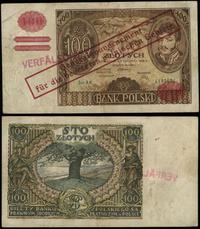 100 złotych 9.11.1934 ( 1939 ), seria AN, numera