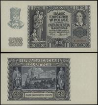 20 złotych 1.03.1940, seria K, numeracja 6879479